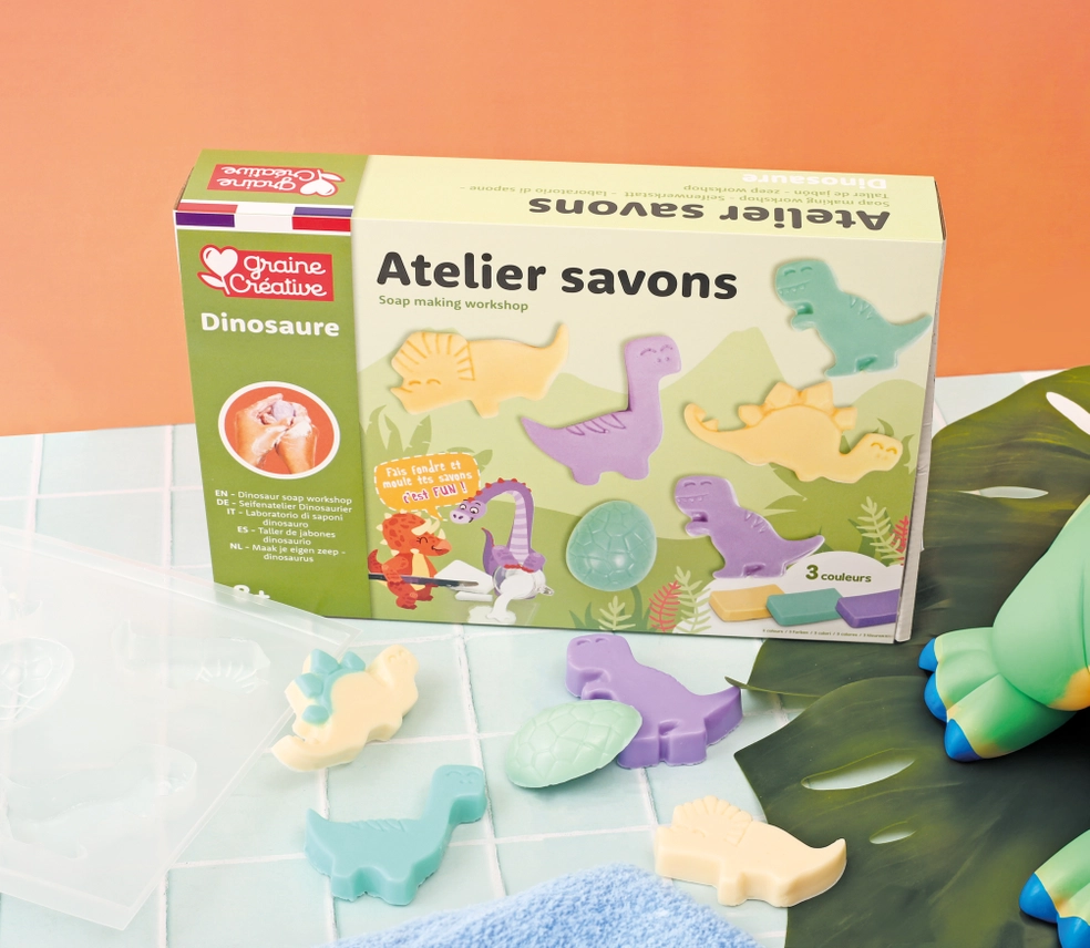 DIY Dino Zeepjes